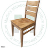 Wormy Maple Duke Side Chair With Wood Seat
