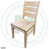 Wormy Maple Duke Side Chair With Wood Seat