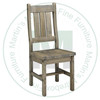 Wormy Maple Winchester Side Chair With Wood Seat