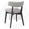 Maple Myra Side Chair With Fabric Seat