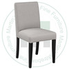 Oak Pori Side Chair With Leather Seat