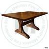 Maple Castleton Solid Top Double Pedestal Table 36''D x 120''W x 30''H