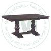 Maple Charlestown Double Pedestal Table 42''D x 72''W x 30''H With 2 - 12'' Leaves Table Has 1'' Thick Top