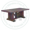 Maple Grimshaw Hall Solid Top Pedestal Table 42''D x 84''W x 30''H