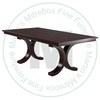 Oak Broadway Solid Top Pedestal Table 42''D x 96''W x 30''H And 2 - 16'' Extensions Table Has 1'' Thick Top