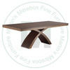 Oak Fifth Avenue Double Pedestal Table 42''D x 72''W x 30''H With 2 - 12'' Leaves