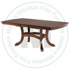 Maple Jordan Double Pedestal Solid Top Table 42''D x 108''W x 30''H. Table Has 1'' Thick Top