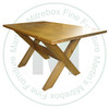 Oak Muskoka Solid Top Double Pedestal Table 36''D x 120''W x 30''H