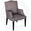Maple Nith Arm Chair With Fabric Seat