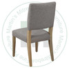 Oak Tampa Side Chair With Fabric Seat