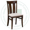 Wormy Maple Tibet Side Chair With Leather Seat