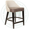 Wormy Maple Hollister 24" Counter Chair With Leather Seat