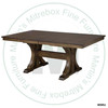 Maple Monkton Double Pedestal Table 42''D x 66''W x 30''H With 2 - 12'' Leaves Table Has 1'' Thick Top