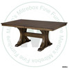 Oak Monkton Solid Top Double Pedestal Table 48''D x 108''W x 30''H