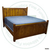 Pine Settlers King Bed  87''D x 86.5''W x 58''H