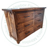 Pine Settlers Dresser 20''D x 56''W x 37''H With 6 Drawers