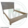 Pine Adirondack Double Bed With 16'' Perimeter Footboard