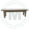 Pine Algonquin Bench 12''D x 84''W x 18''H