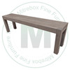 Pine Sequoia Bench 12''D x 96''W x 18''H