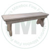 Wormy Maple Flat Top Bench 12''D x 48''W x 18''H