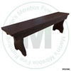 Wormy Maple Flat Top Bench 12''D x 84''W x 18''H