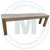 Wormy Maple Sequoia Bench 12''D x 60''W x 18''H