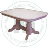 Maple Pennsylvania Solid Top Double Pedestal Table 42''D x 96''W x 30''H. Table Has 1.25'' Thick Top.