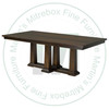 Oak Parthenon Double Pedestal Table 48''D x 108''W x 30''H And 2 - 16'' Extensions