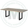 Maple Norwich Solid Top Double Pedestal Table 42''D x 84''W x 30''H