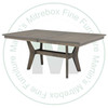Maple Stockholm Solid Top Double Pedestal Table 48''D x 120''W x 30''H Table Has 1'' Thick Top  And 2 - 16'' Extensions