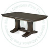 Oak Singapore Double Pedestal 48''D x 96''D x 30''H With 3 - 12'' Leaves.