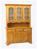 Maple Country Lane Hutch And Buffet 18''D x 52''W x 83''H