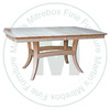 Oak Tokyo Solid Top Double Pedestal Table 48''D x 108''W x 30''H