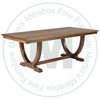 Oak Versailles Solid Top Double Pedestal Table 48''D x 108''W x 30''H