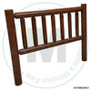 Northern Lakes Log Queen Traditional Bed Headboard