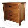 Rocky Valley 4 Drawer Log Chest of Drawers