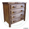 Rocky Valley 4 Drawer Log Chest of Drawers