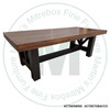 Beetle Wood Harvest Table 42''D x 30''H x 72''W