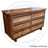 Beetle Wood 6 Drawer Dresser