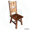 Finished Log Cut - Out Bear Side Chair 18.5''W x 19''D x 43''H