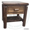 Mountain Lodge Log 1 Drawer Nightstand