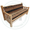 Mountain Lodge Log Sofa With Triple Cushion 30''D x 36''H x 84''W