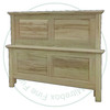 Maple Double Cottage Deluxe Panel Bed