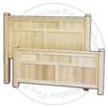 Maple Metro King Bed Headboard 53.5'' High Footboard 31'' High