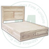 Oak Metro King Condo Bed With 54'' Headboard