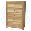 Wormy Maple Metro Chest Of Drawers 35''W x 54''H x 18''D