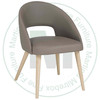 Maple Josef Side Chair With Fabric Seat