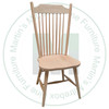 Oak Farm House Side Chair 17'' Deep x 41'' High x 19'' Wide