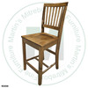 Oak 24'' Homedale Bar Stool With Wood Seat