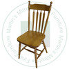 Maple Kitchen Arrow Side Chair With Wood Seat